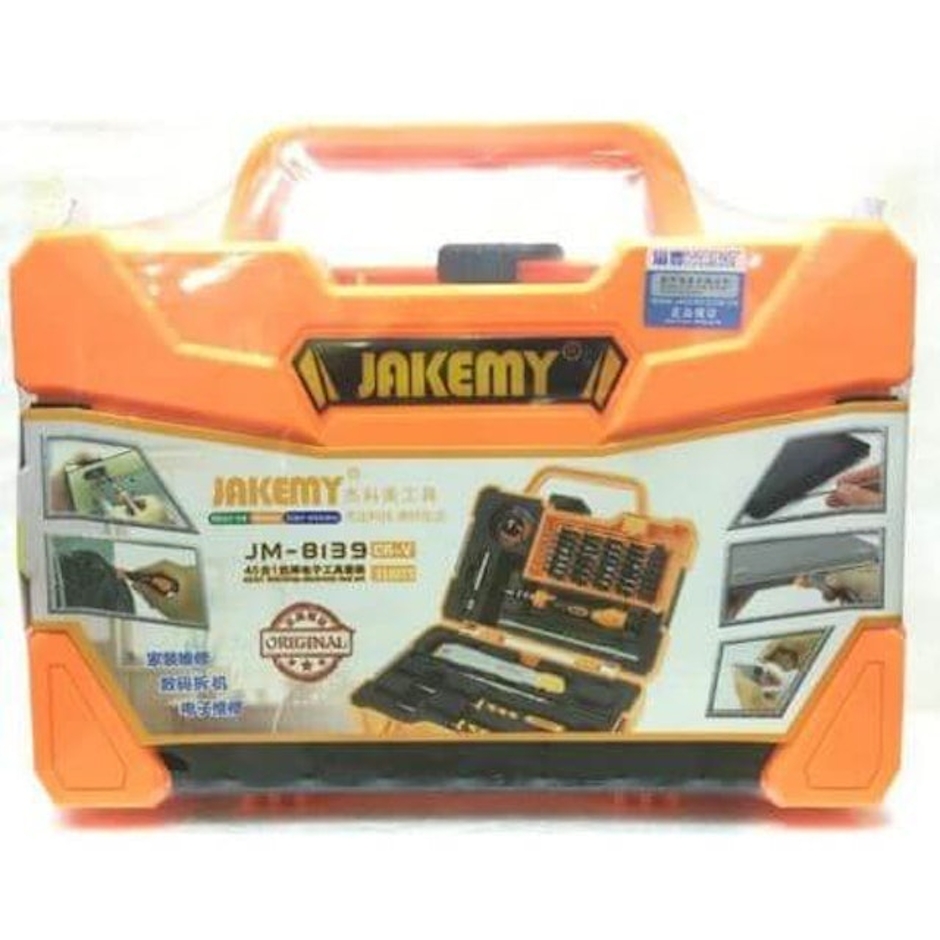 Jakemy 45 In 1 Anti-Drop Electronic Tool Screwdriver Set Translation missing: id.activerecord.decorators.item_part_image/alt