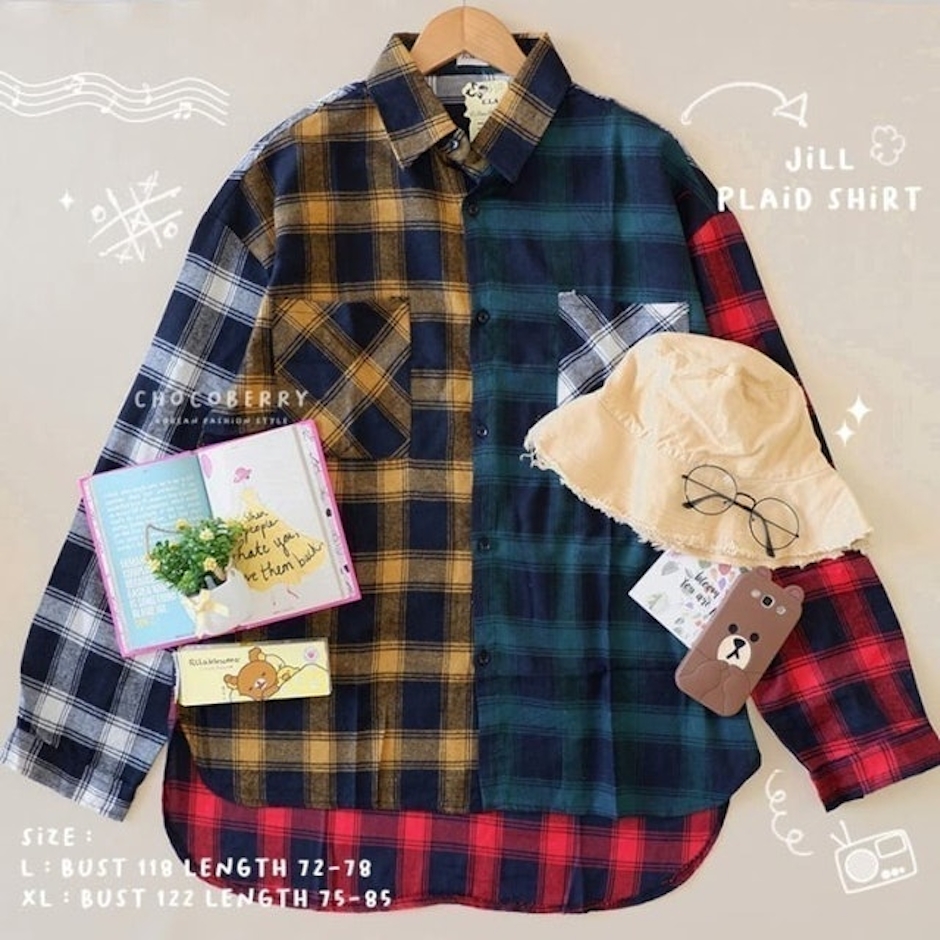 ChocoberryHouse Jill Plaid Shirt Translation missing: id.activerecord.decorators.item_part_image/alt