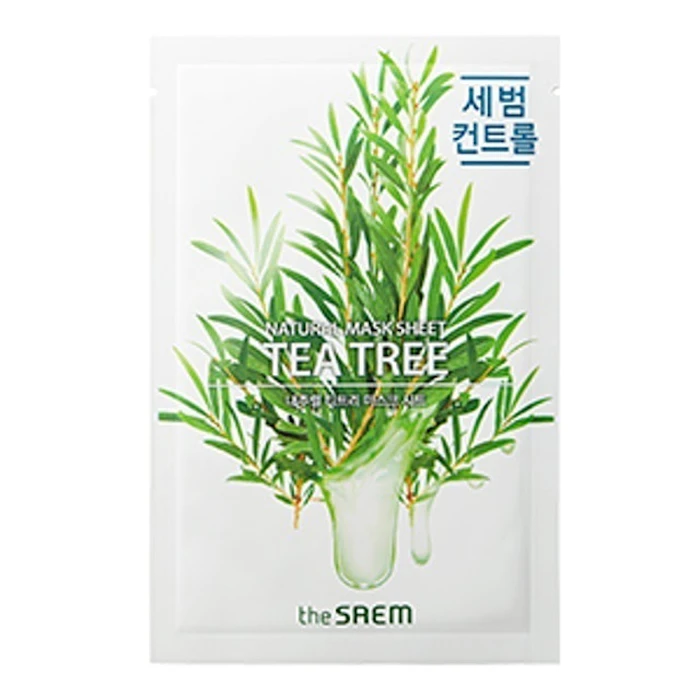 The SAEM Natural Tea Tree Mask Sheet Translation missing: id.activerecord.decorators.item_part_image/alt