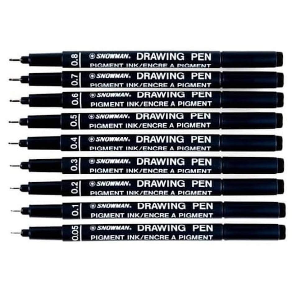 Snowman Drawing Pen Translation missing: id.activerecord.decorators.item_part_image/alt
