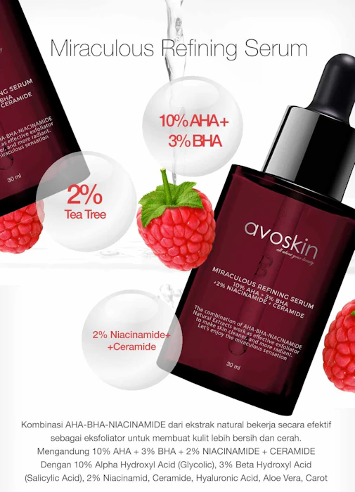 Avoskin Miraculous Refining Serum Translation missing: id.activerecord.decorators.item_part_image/alt