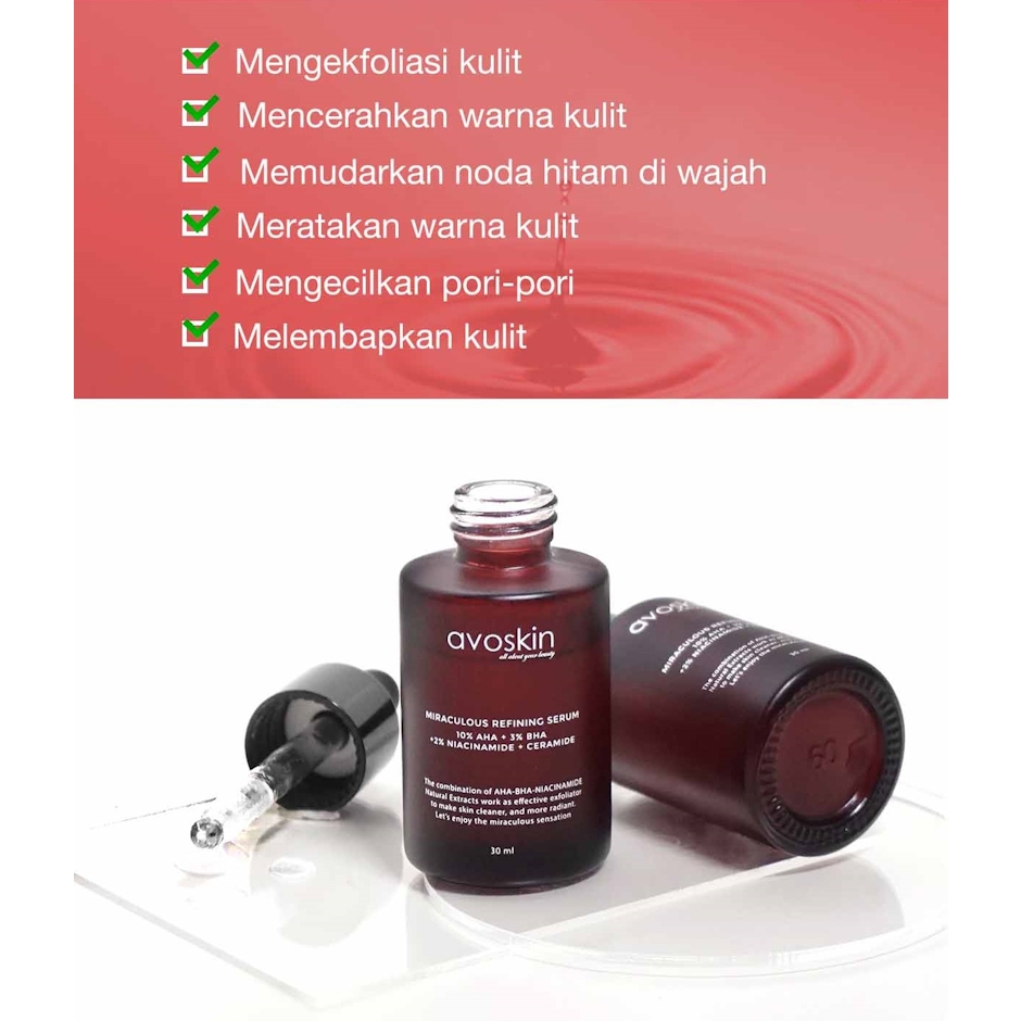 Avoskin Miraculous Refining Serum Translation missing: id.activerecord.decorators.item_part_image/alt