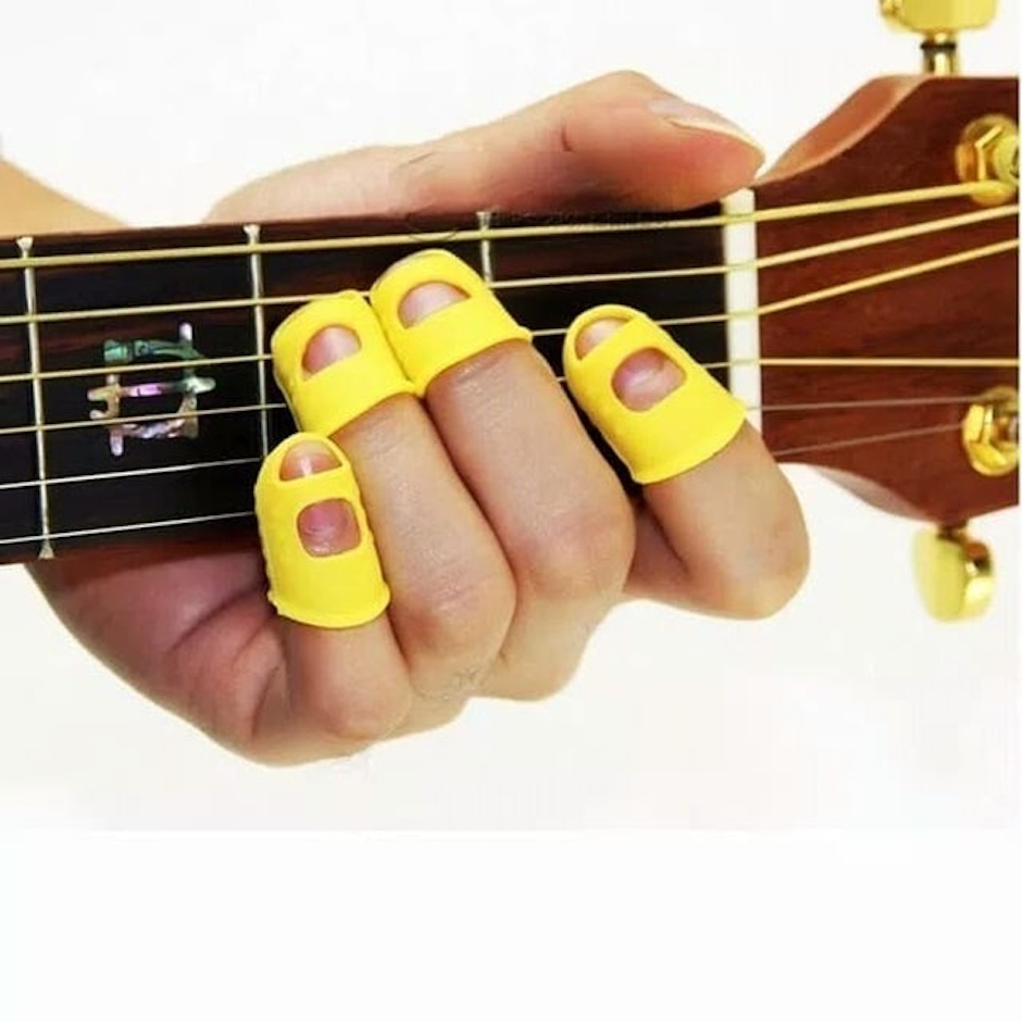 Silicone Finger Pick 4 Pcs Translation missing: id.activerecord.decorators.item_part_image/alt