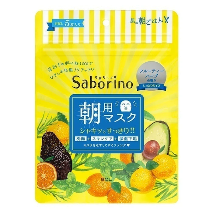 BCL Saborino Mezama Sheet Morning Care 5 in 1 Translation missing: id.activerecord.decorators.item_part_image/alt