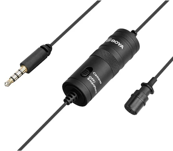 Shenzhen Jiayz Photo Industrial BOYA Omni Directional Lavalier Microphone Translation missing: id.activerecord.decorators.item_part_image/alt