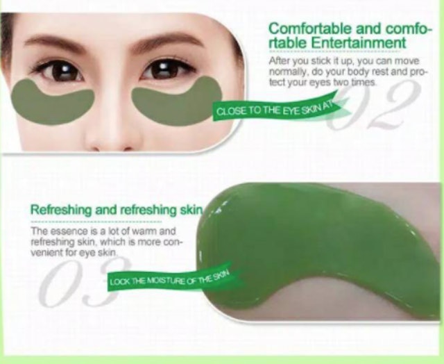 Images Green Mung Bean Crystal Penetration Eye Mask Translation missing: id.activerecord.decorators.item_part_image/alt