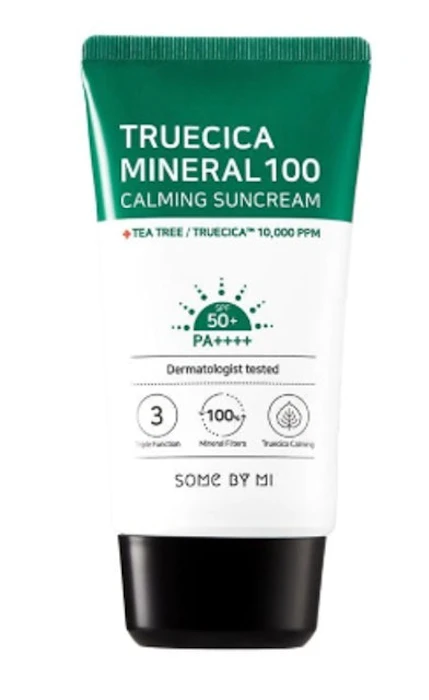 Some By Mi Truecica Mineral 100 Calming Suncream SPF50+/PA++++ Translation missing: id.activerecord.decorators.item_part_image/alt