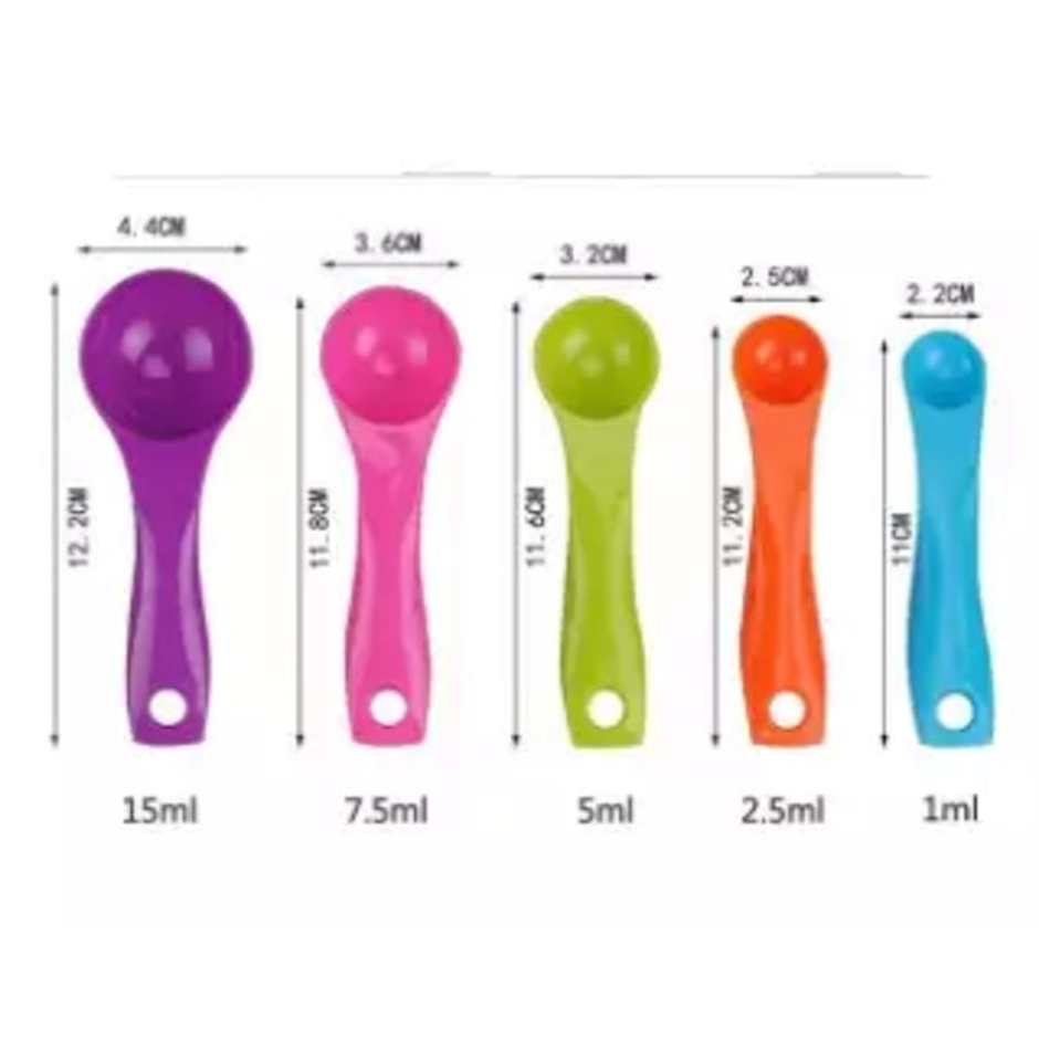 Sendok Takar Set 5 in 1 Warna Warni Translation missing: id.activerecord.decorators.item_part_image/alt