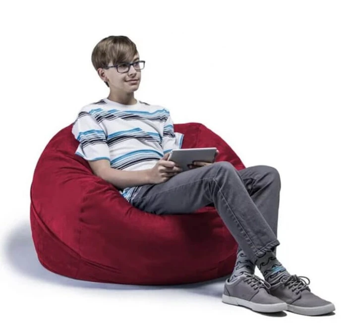 Suede Bean Bag Translation missing: id.activerecord.decorators.item_part_image/alt
