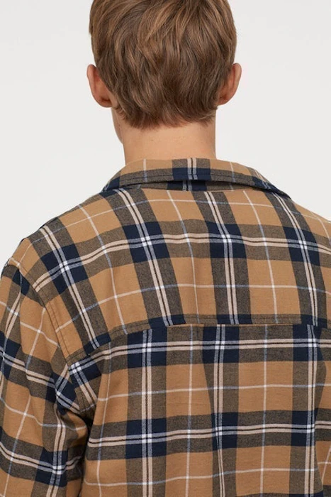 H&M Cotton Flannel Shirt Translation missing: id.activerecord.decorators.item_part_image/alt