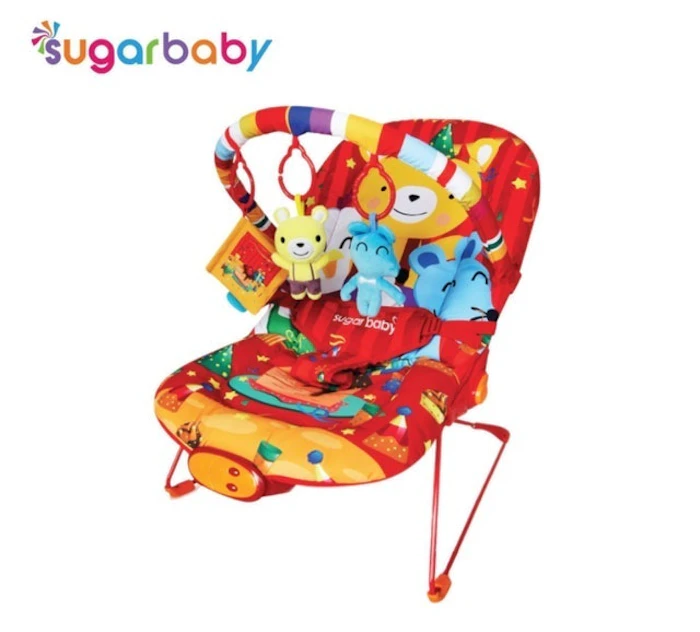 Sugar Baby Premium Healthy Bouncer Bayi 3 Recline - Bear & Friends Translation missing: id.activerecord.decorators.item_part_image/alt