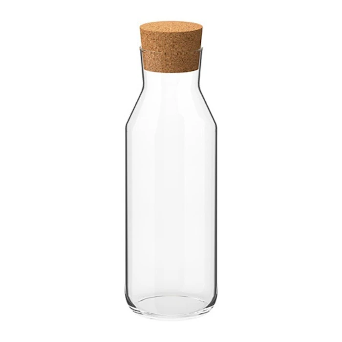 IKEA 365+ Karafe dengan Penutup Kaca Bening/Gabus Translation missing: id.activerecord.decorators.item_part_image/alt
