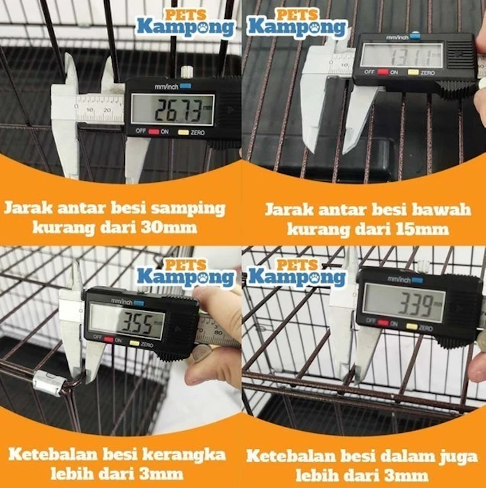 Opo CAT Kandang Kucing Anjing Lipat Ukuran Besar Tingkat Pintu Baru Translation missing: id.activerecord.decorators.item_part_image/alt