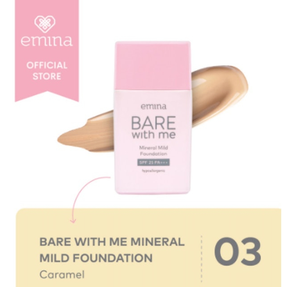 Emina Bare with Me Mineral Mild Foundation Translation missing: id.activerecord.decorators.item_part_image/alt