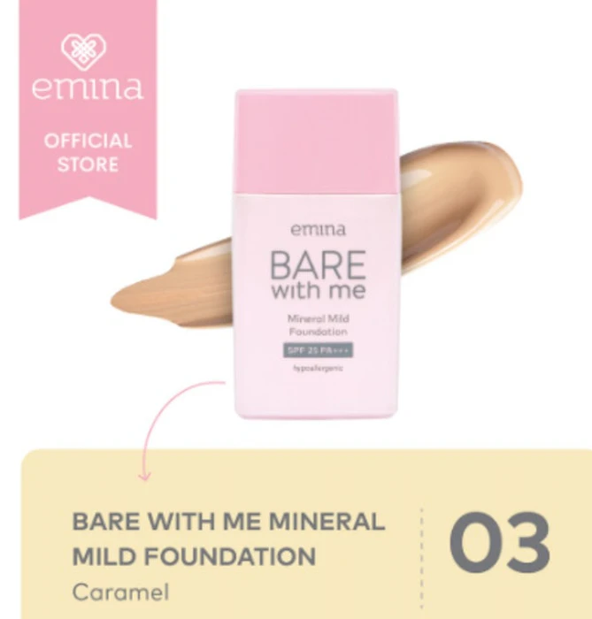 Emina Bare with Me Mineral Mild Foundation Translation missing: id.activerecord.decorators.item_part_image/alt