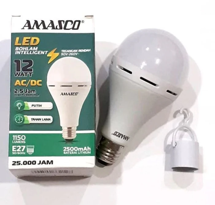 AMASCO Intelligent LED Bohlam Lampu 12 Watt Translation missing: id.activerecord.decorators.item_part_image/alt
