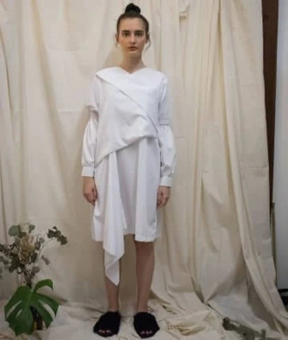 Namirah The Label White Honoaru Dress Translation missing: id.activerecord.decorators.item_part_image/alt