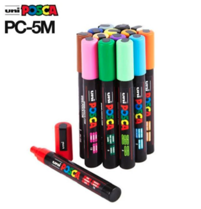 Uni Mitsubishi Pencil Posca 1.8–2.5 mm Medium Tip Translation missing: id.activerecord.decorators.item_part_image/alt
