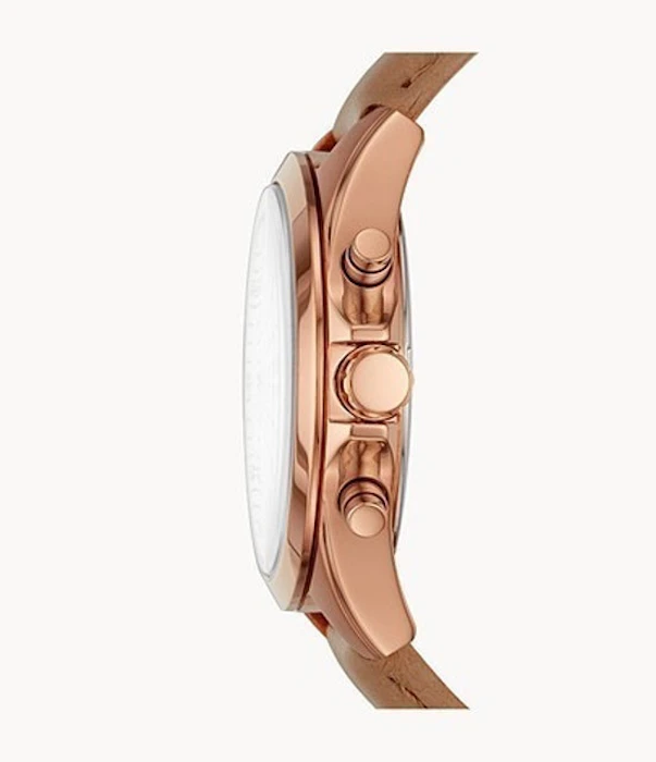 Fossil Modern Courier Chronograph Tan Leather Watch Translation missing: id.activerecord.decorators.item_part_image/alt