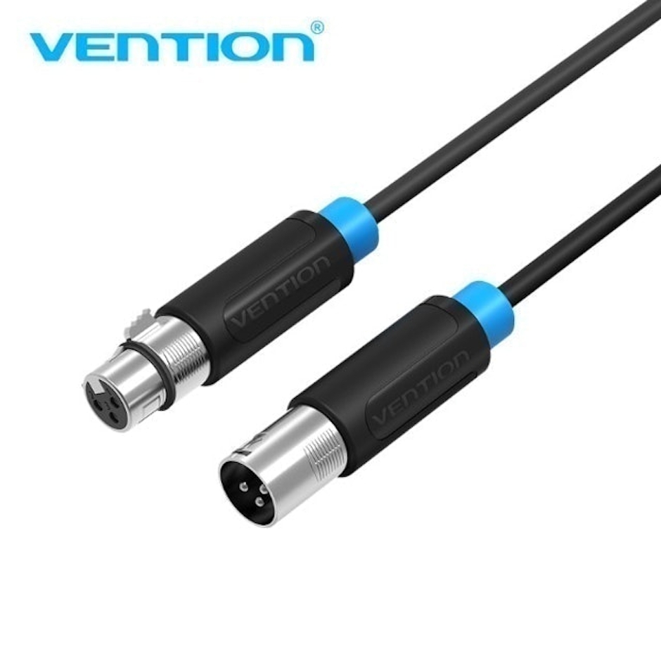 Vention Kabel Aux Audio Microphone XLR Male to Female Translation missing: id.activerecord.decorators.item_part_image/alt