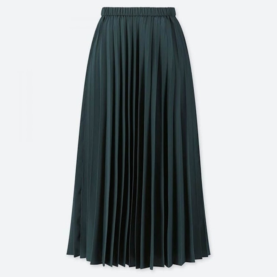 Uniqlo Women Pleated Long Skirt Translation missing: id.activerecord.decorators.item_part_image/alt