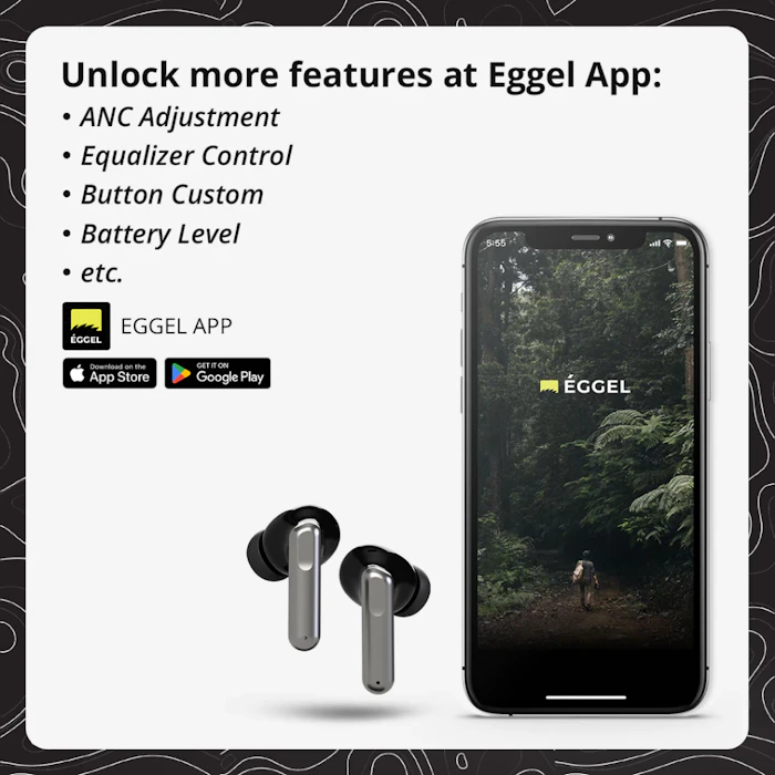 Eggel QuietBuds 3 Hybrid ANC + ENC TWS Bluetooth Earphone Translation missing: id.activerecord.decorators.item_part_image/alt