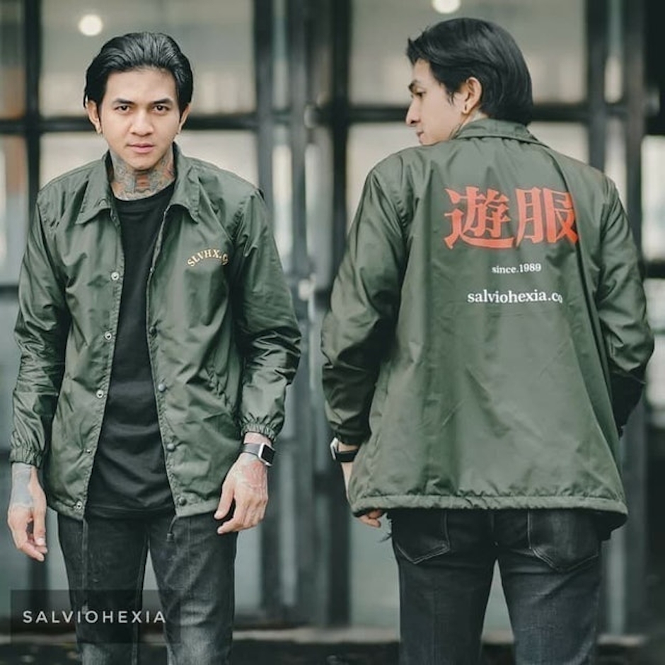 Salviohexia Jaket Winbreaker Nippont Coach Taslan Translation missing: id.activerecord.decorators.item_part_image/alt