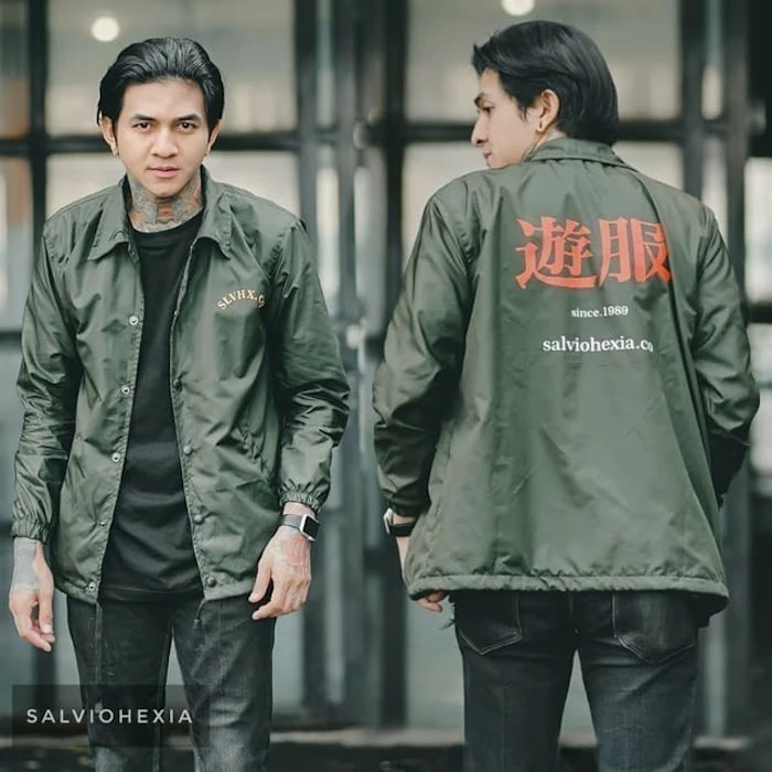 Salviohexia Jaket Winbreaker Nippont Coach Taslan Translation missing: id.activerecord.decorators.item_part_image/alt
