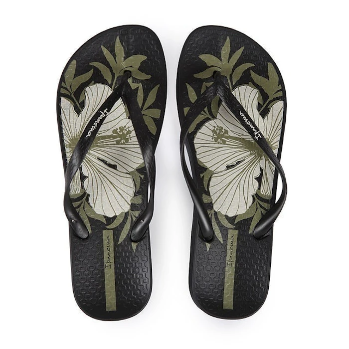 Ipanema Ladies Flip Flop & Sandal Wanita - Anatomica Temas IX Fem Black Translation missing: id.activerecord.decorators.item_part_image/alt