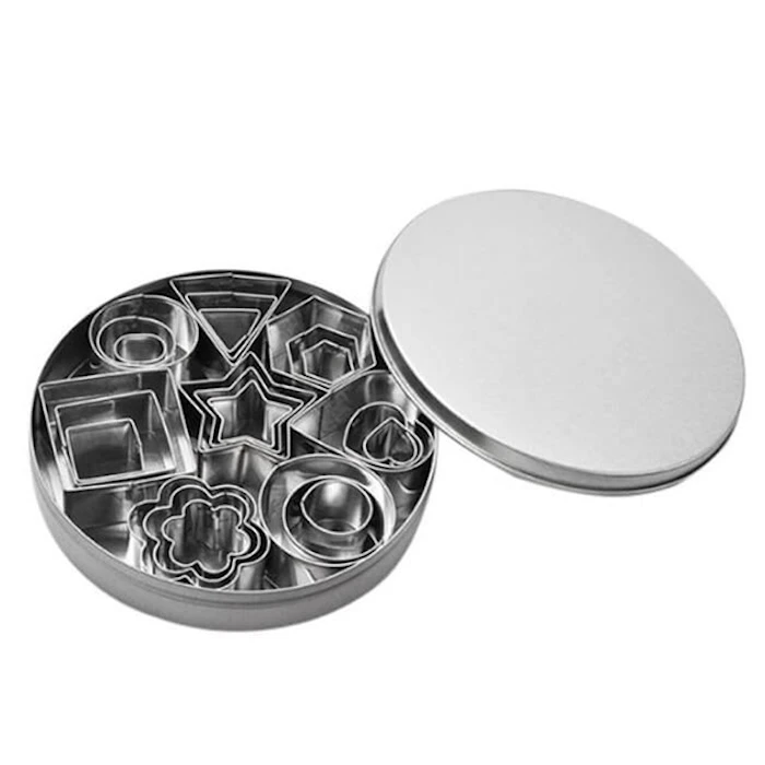 Mini Cookie Cutter Set Stainless Steel 24pcs Translation missing: id.activerecord.decorators.item_part_image/alt