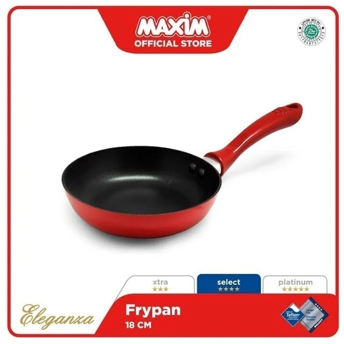 Maspion Maxim New Eleganza Wajan Teflon 18 cm Antilengket Translation missing: id.activerecord.decorators.item_part_image/alt