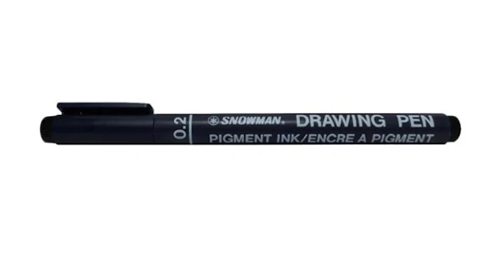 Snowman Drawing Pen Translation missing: id.activerecord.decorators.item_part_image/alt
