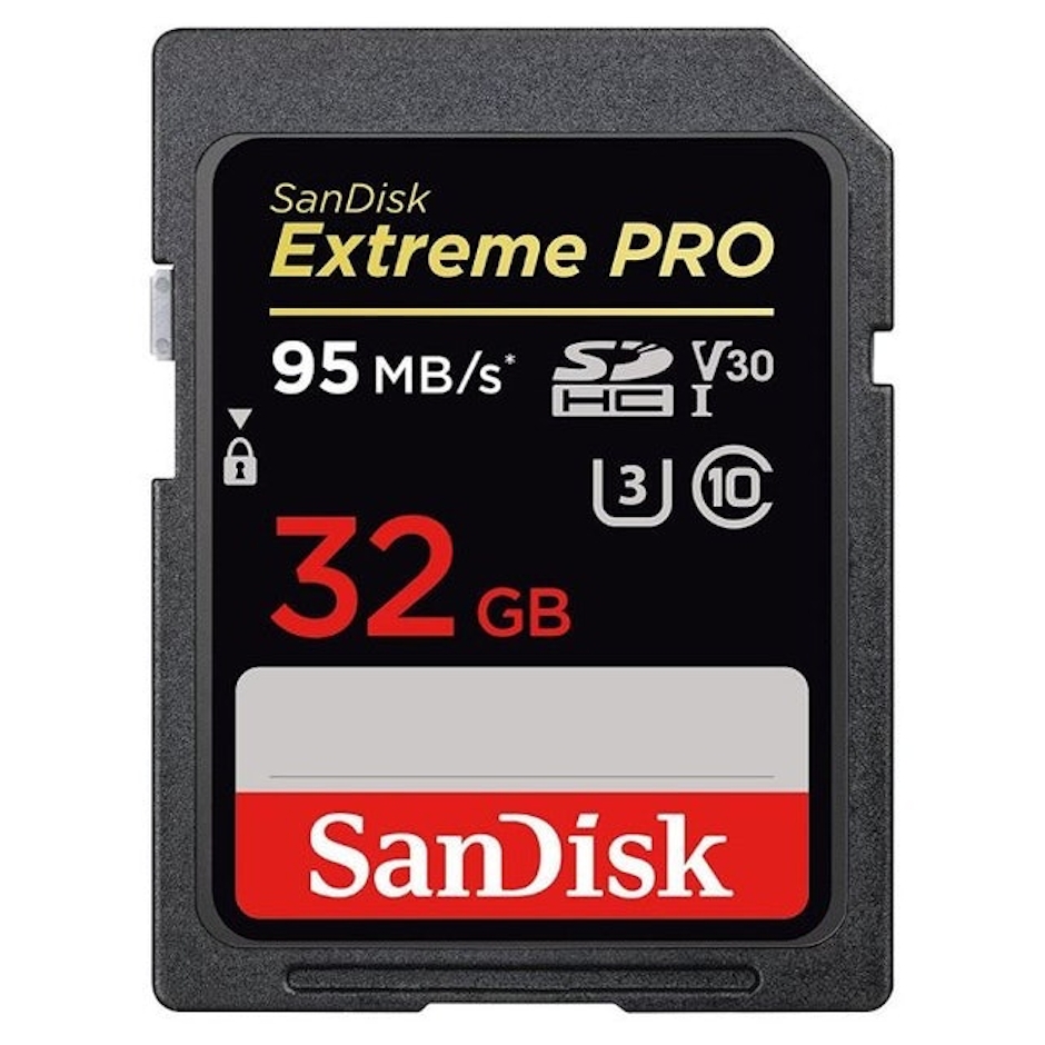 SanDisk Extreme PRO® SDHC 32 GB 95 MB/S Translation missing: id.activerecord.decorators.item_part_image/alt