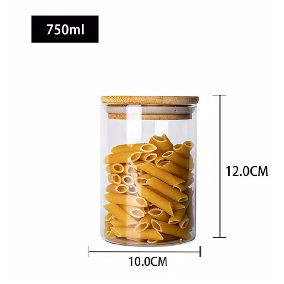 Glass Jar Bamboo Lid Translation missing: id.activerecord.decorators.item_part_image/alt