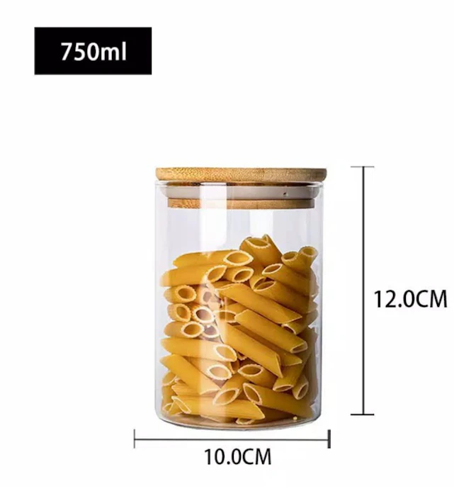 Glass Jar Bamboo Lid Translation missing: id.activerecord.decorators.item_part_image/alt