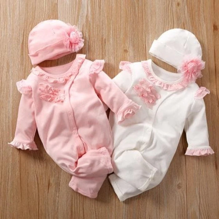 Baju Jumper Bayi Perempuan Lengan Panjang dengan Topi Translation missing: id.activerecord.decorators.item_part_image/alt