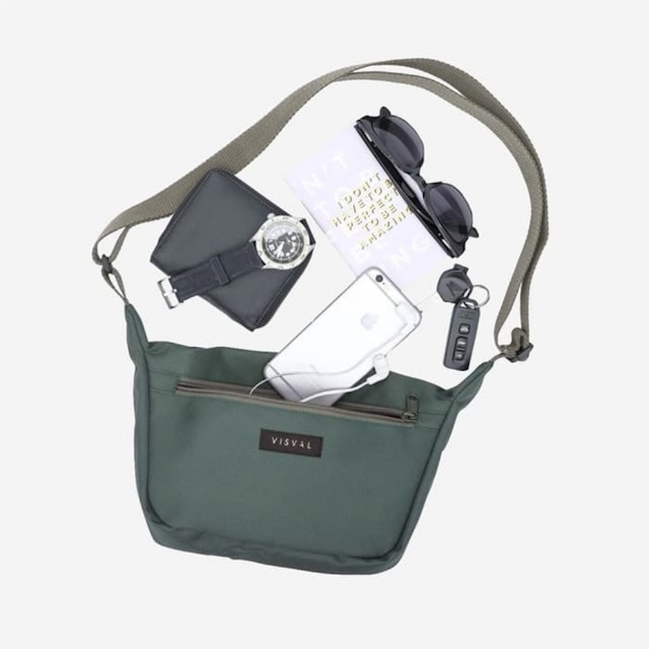 Visval Sling Bag Walker Olive Green Translation missing: id.activerecord.decorators.item_part_image/alt