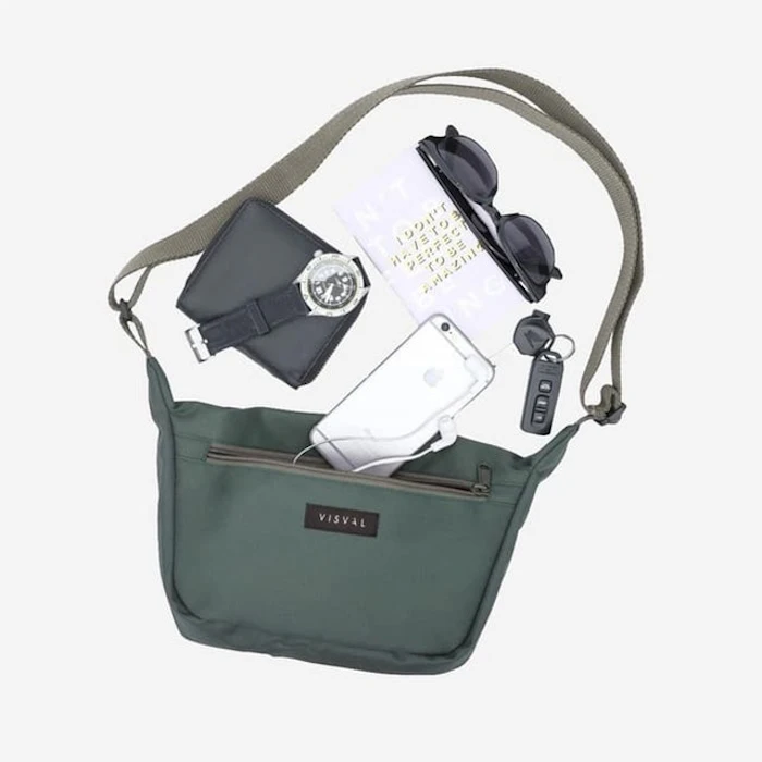 Visval Sling Bag Walker Olive Green Translation missing: id.activerecord.decorators.item_part_image/alt