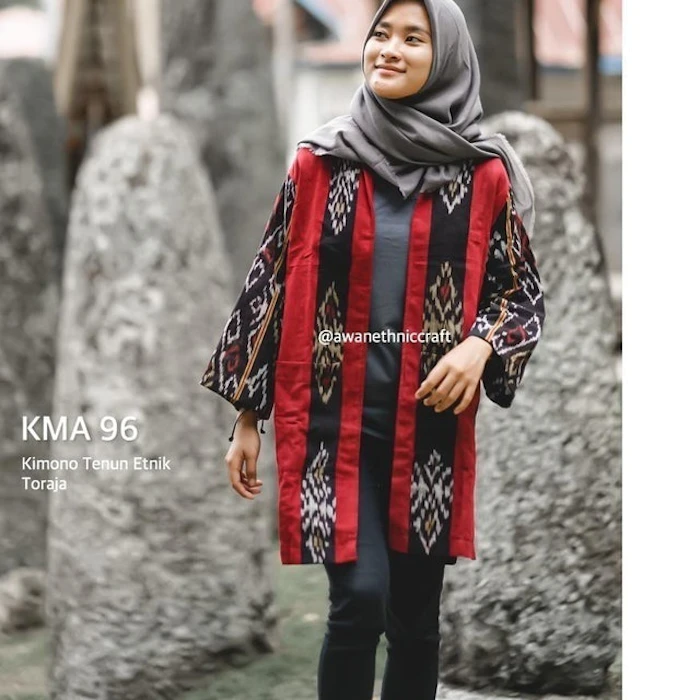 Awan Ethnic Craft Kimono Tenun Etnik (unisex) 01 Translation missing: id.activerecord.decorators.item_part_image/alt