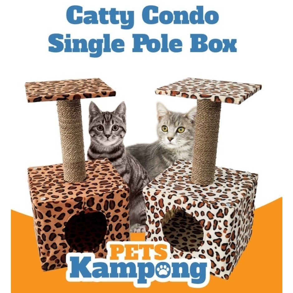 Opo CAT Cat Condo Single Pole Box Translation missing: id.activerecord.decorators.item_part_image/alt