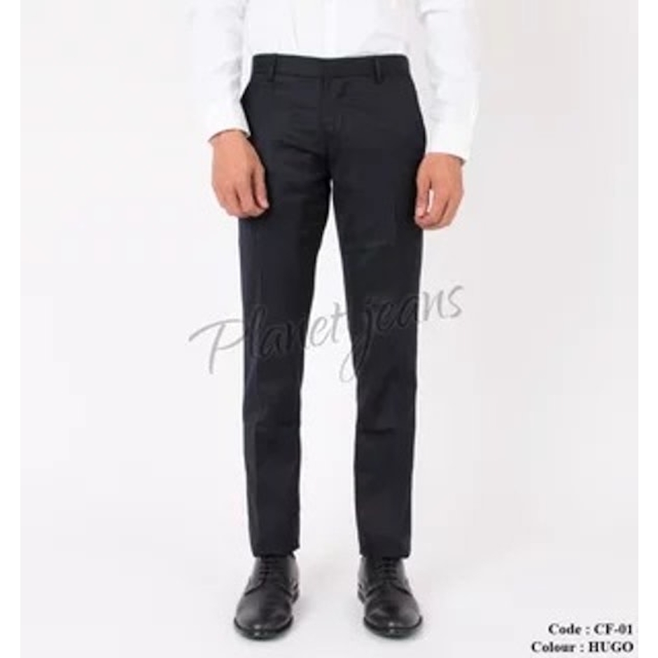 Planet Jeans Celana Bahan Kain Kerja Model Slimfit Pria Hugo Black Translation missing: id.activerecord.decorators.item_part_image/alt