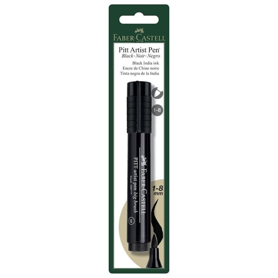 Faber-Castell Pitt Artist Pen Big Brush - #199 Black Translation missing: id.activerecord.decorators.item_part_image/alt