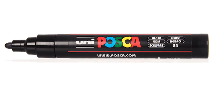 Uni Mitsubishi Pencil Posca 1.8–2.5 mm Medium Tip Translation missing: id.activerecord.decorators.item_part_image/alt