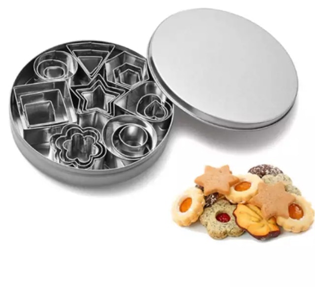 Mini Cookie Cutter Set Stainless Steel 24pcs  Translation missing: id.activerecord.decorators.item_part_image/alt
