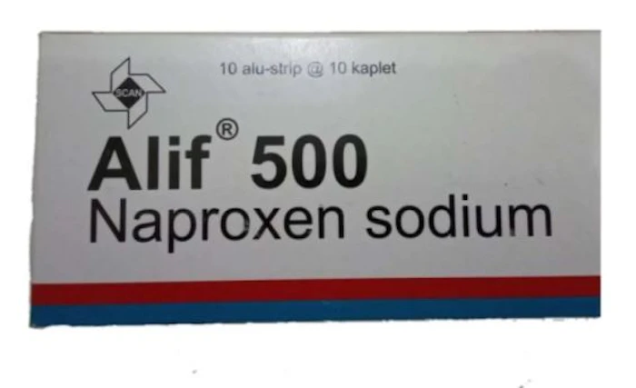 Scan Alif 500 Naproxen sodium Translation missing: id.activerecord.decorators.item_part_image/alt