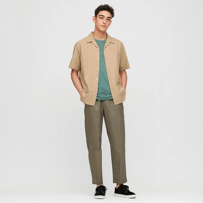 UNIQLO Kemeja Katun Modal Kerah Terbuka PDK Translation missing: id.activerecord.decorators.item_part_image/alt