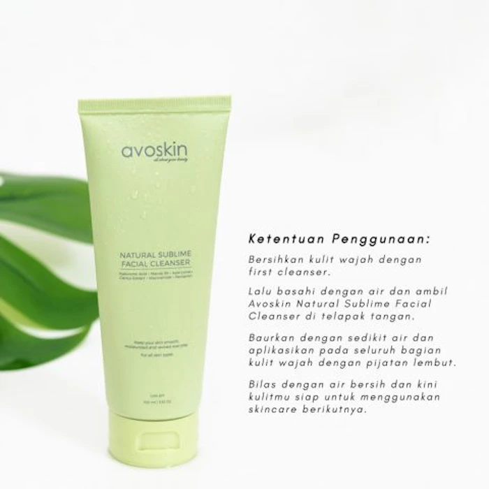 Avoskin Natural Sublime Facial Cleanser Translation missing: id.activerecord.decorators.item_part_image/alt