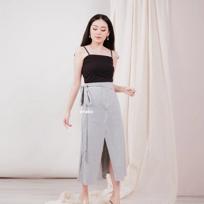 Erato Mikaela Slit Midi Skirt Translation missing: id.activerecord.decorators.item_part_image/alt