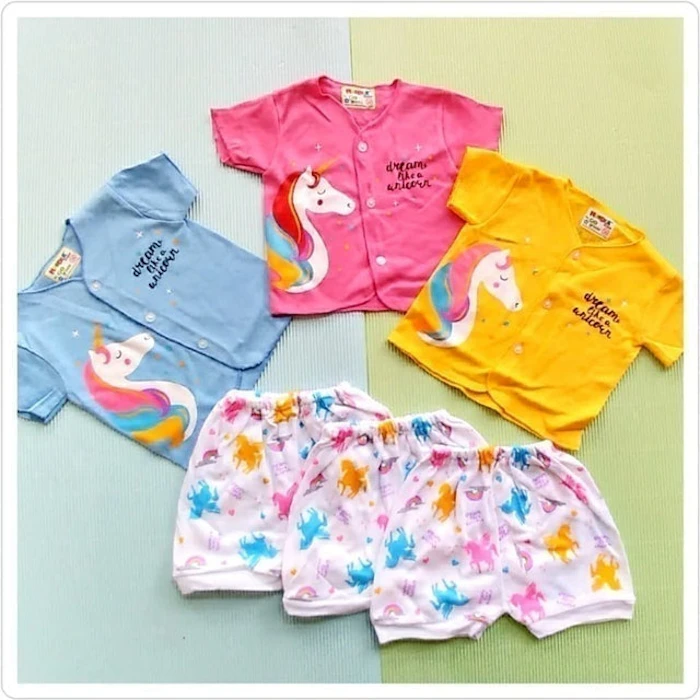 Noodle Setelan Baju Bayi Newborn Unicorn Translation missing: id.activerecord.decorators.item_part_image/alt