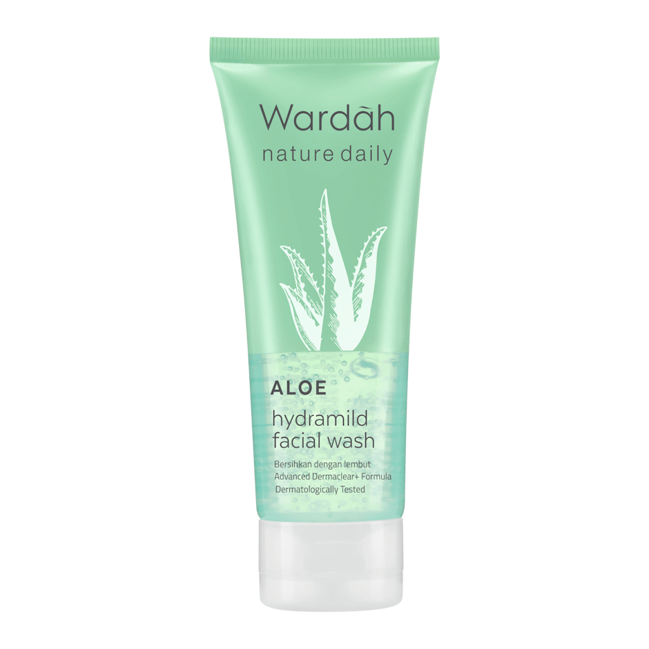 Wardah Nature Daily Aloe Hydramild Facial Wash Translation missing: id.activerecord.decorators.item_part_image/alt